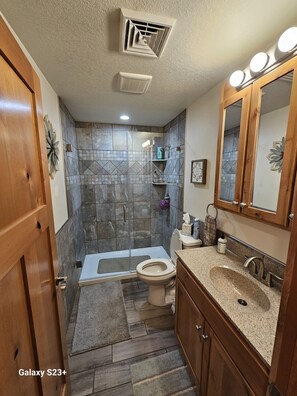 Shower, hair dryer, towels, soap - Cozy country get away. Nestled in the driftless region of Wisconsin.  (Sparta)