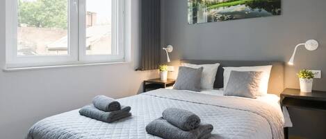 1 soverom, strykejern/-brett, wi-fi og sengetøy