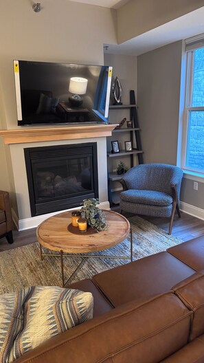 Älytelevisio, takka