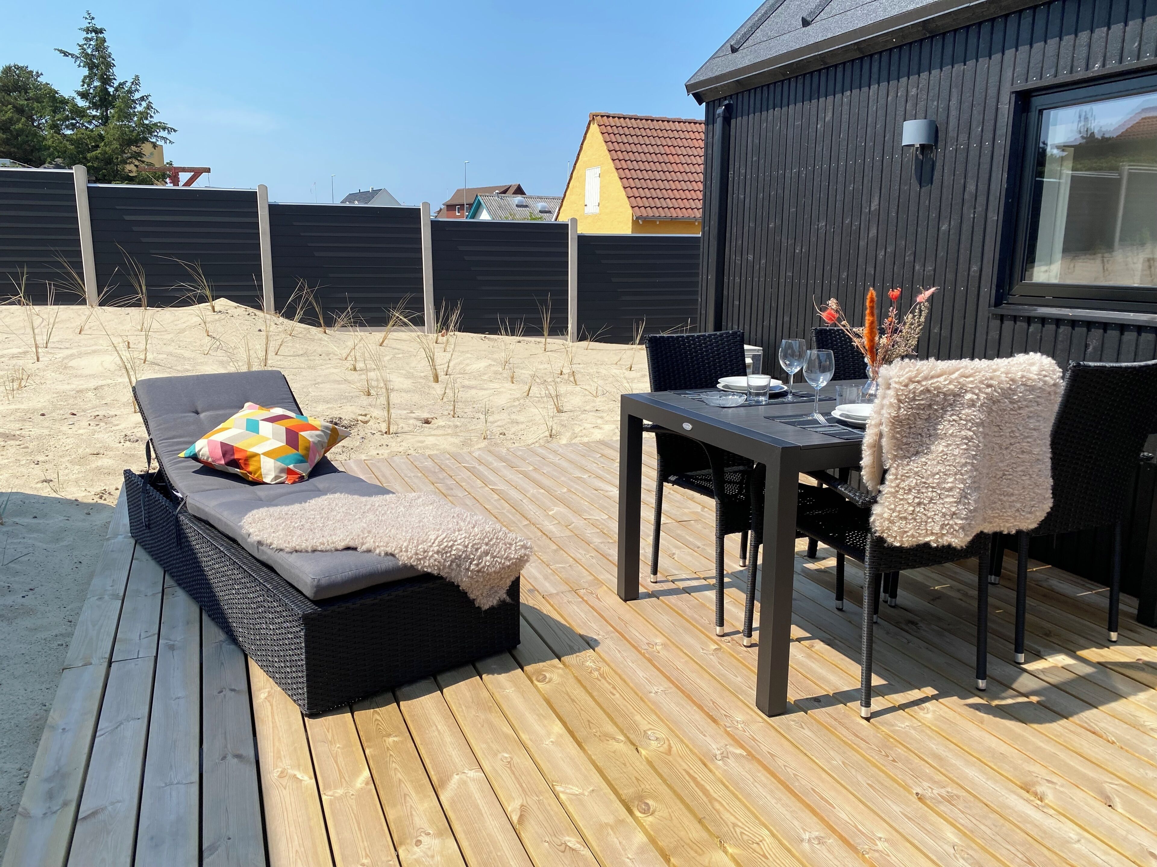 Familie vierpersoonskamer | Terras