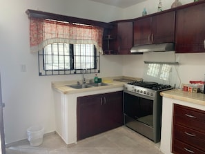 Full-sized fridge, oven, toaster, blender - Residencia Katya (La Romana)