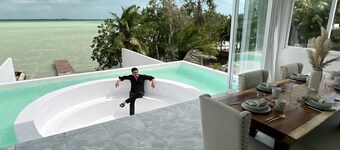 Villa with Pool and Jacuzzi facing beach K NAJ