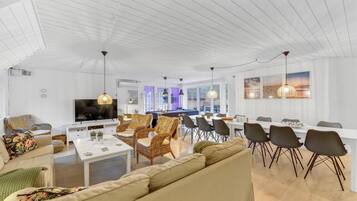 TV, fireplace, DVD player
