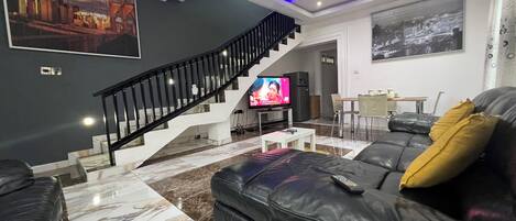 Smart-tv en een stereo