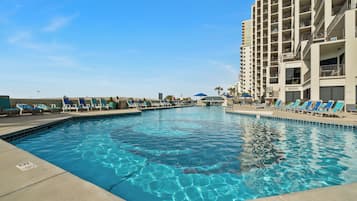 Indoor pool, a heated pool
