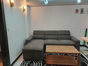 Living area - Modern One Bedroom Apt Central Location (Guyana)