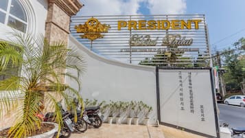 Façade de l’hébergement