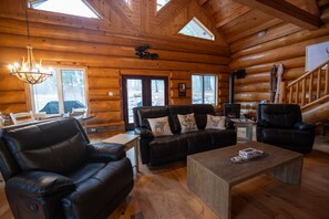 TV connectée, cheminée