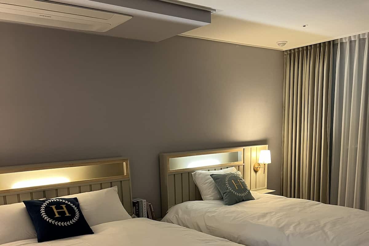 Premium bedding, down duvets, individually decorated