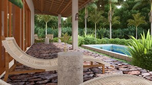 Elite-Villa, Poolblick | Terrasse/Patio