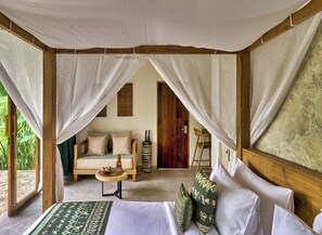 One-Bedroom Villa | Premium bedding, minibar, desk, laptop workspace