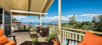 Blue Sky Escapes Vacation Home w/ big Oceanviews, Pool, Jacuzzi, 5min to beach