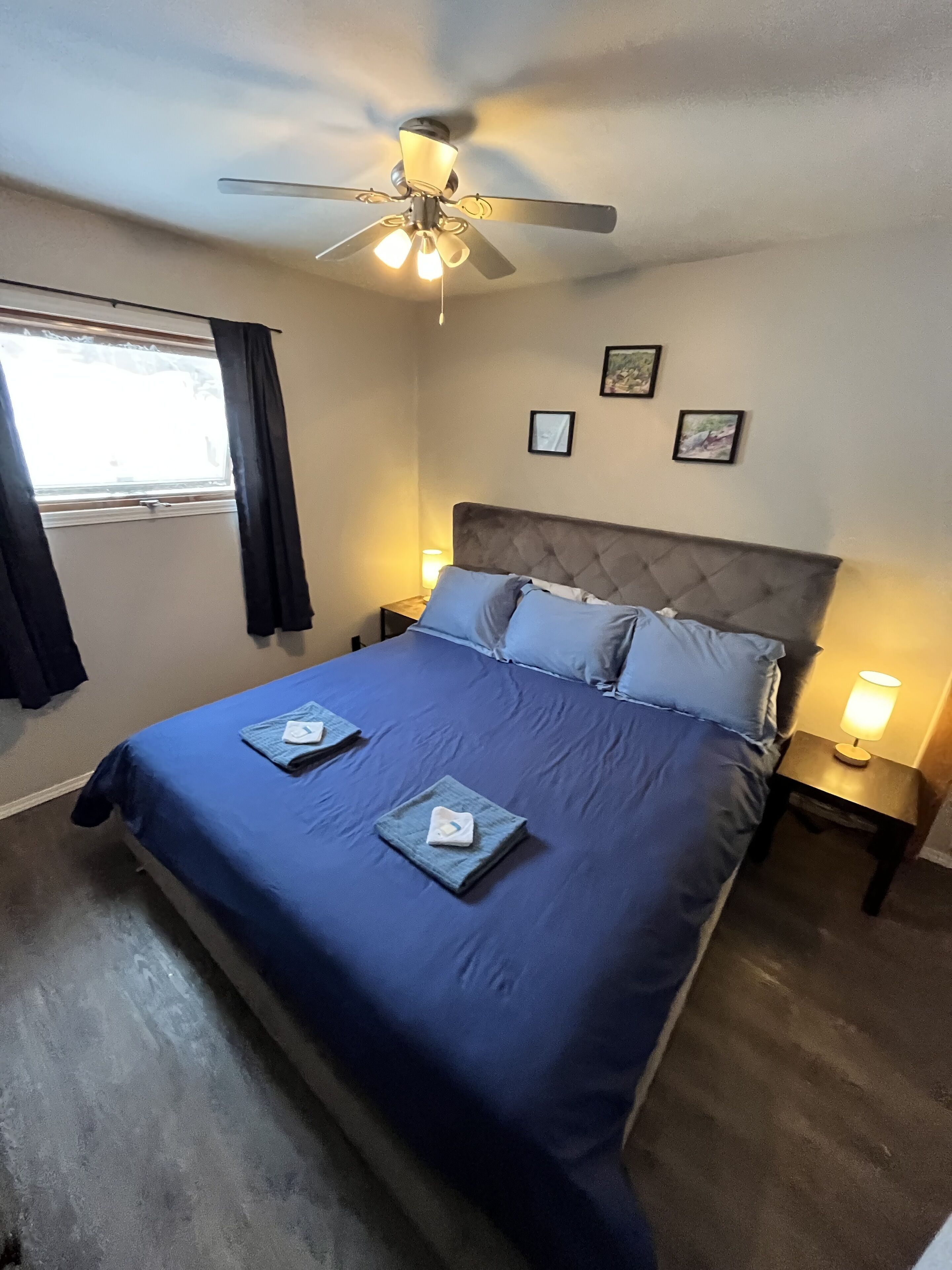 2 chambres, fer et planche à repasser, Wi-Fi, draps fournis