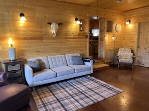 TV connectée, cheminée, jeux vidéo, lecteur de DVD