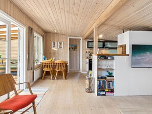 Fernseher, Kamin
