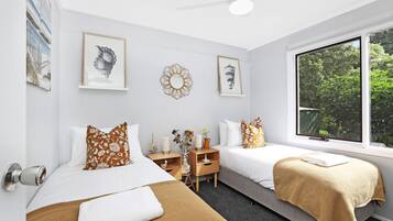 4 bedrooms, iron/ironing board, travel crib, WiFi