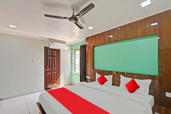 Dobbeltrom – executive, byutsikt | Lydisolert, wi-fi (inkludert) og sengetøy