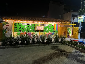 Voorkant van accommodatie