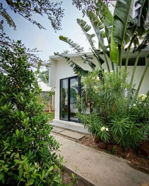 Fachada de la propiedad