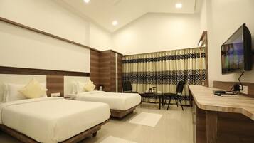 1 dormitorio, escritorio, tabla de planchar con plancha y wifi gratis