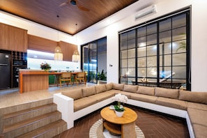 35-inch LED TV with cable channels