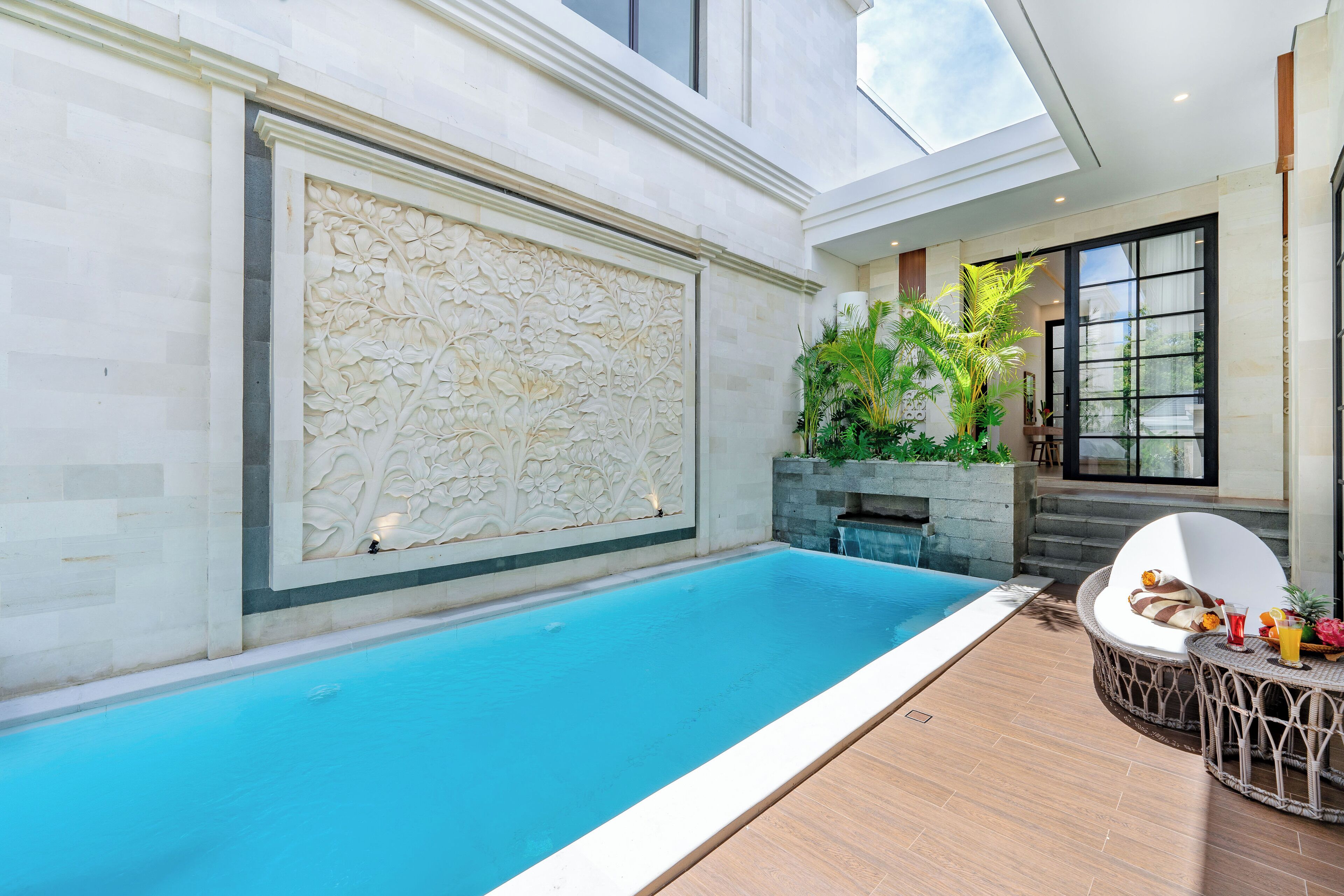 Uitzicht vanuit de kamer