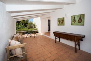Terrace/patio - BiniBelin, your home in Menorca (Binibèquer)