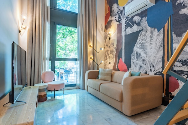 Duplex, 2 Bedrooms, 2 Bathrooms, Patio | Living area