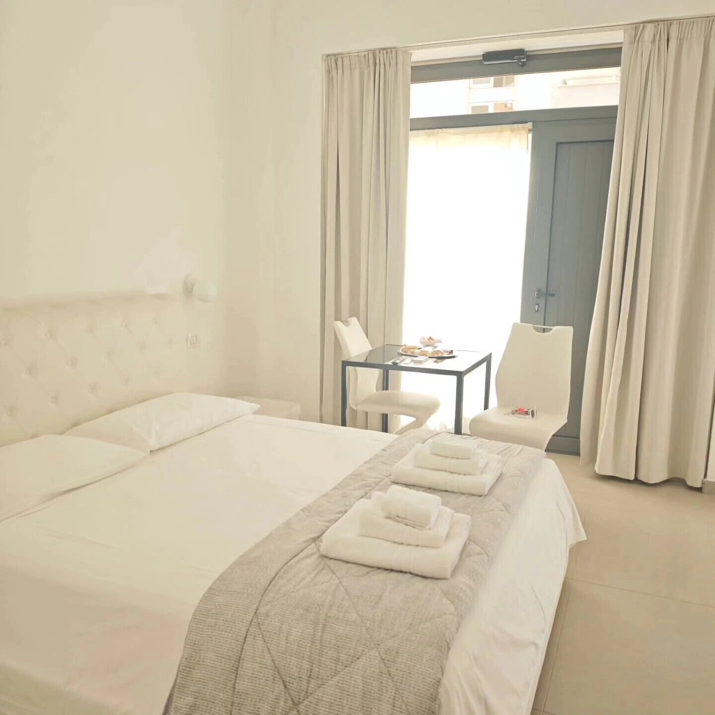 Premium bedding, memory-foam beds, minibar, desk