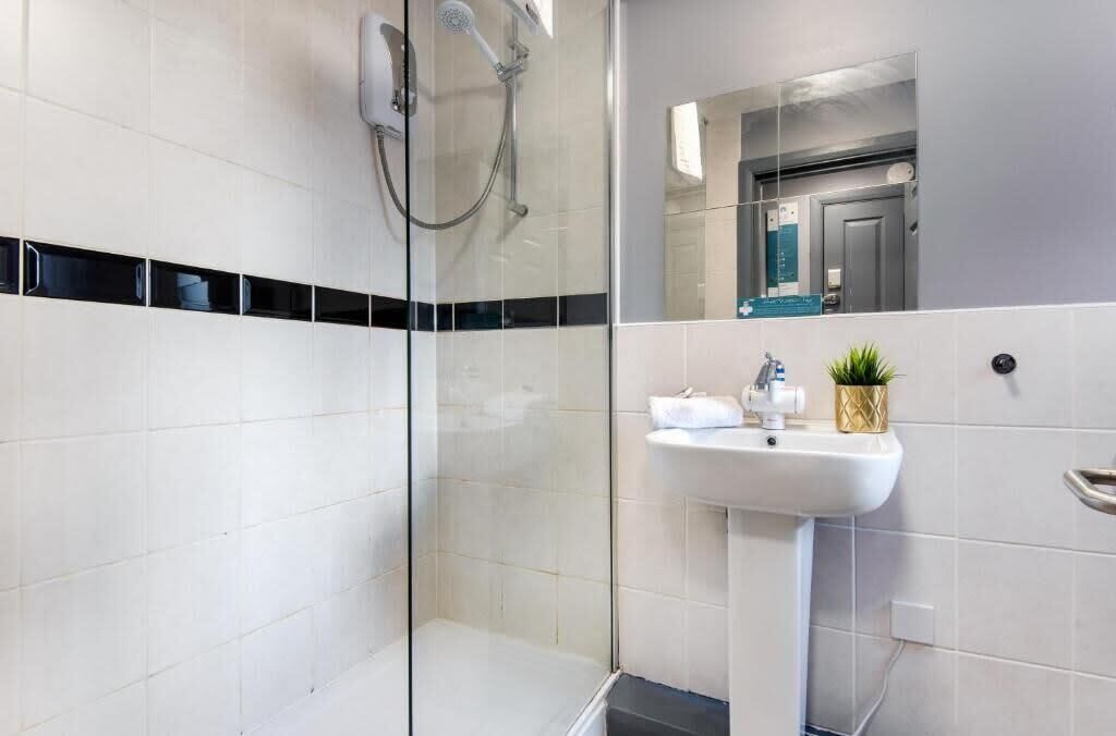 Shower, hair dryer