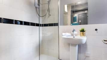 Shower, hair dryer