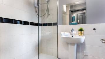 Shower, hair dryer