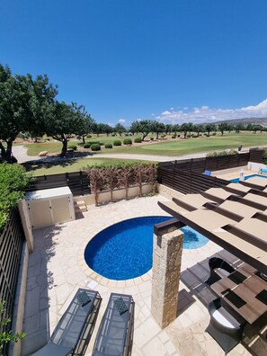 Terrace/patio - Villa Nausicaa, Aphrodite Hills Golf Resort, Private Heated Pool With Jacuzzi (Kouklia)