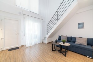 Smart TV - Anastasia Residential Complex-Two-Bedroom Loft with Pool Access (Kavala)