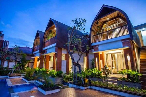 Fachada de la propiedad