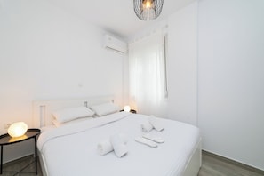 1 室のベッドルーム、アイロン / アイロン台、WiFi (無料)、ベッドシーツ