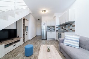 Smart TV - Nefeli Residential Complex -One Bedroom Loft (Kavala)