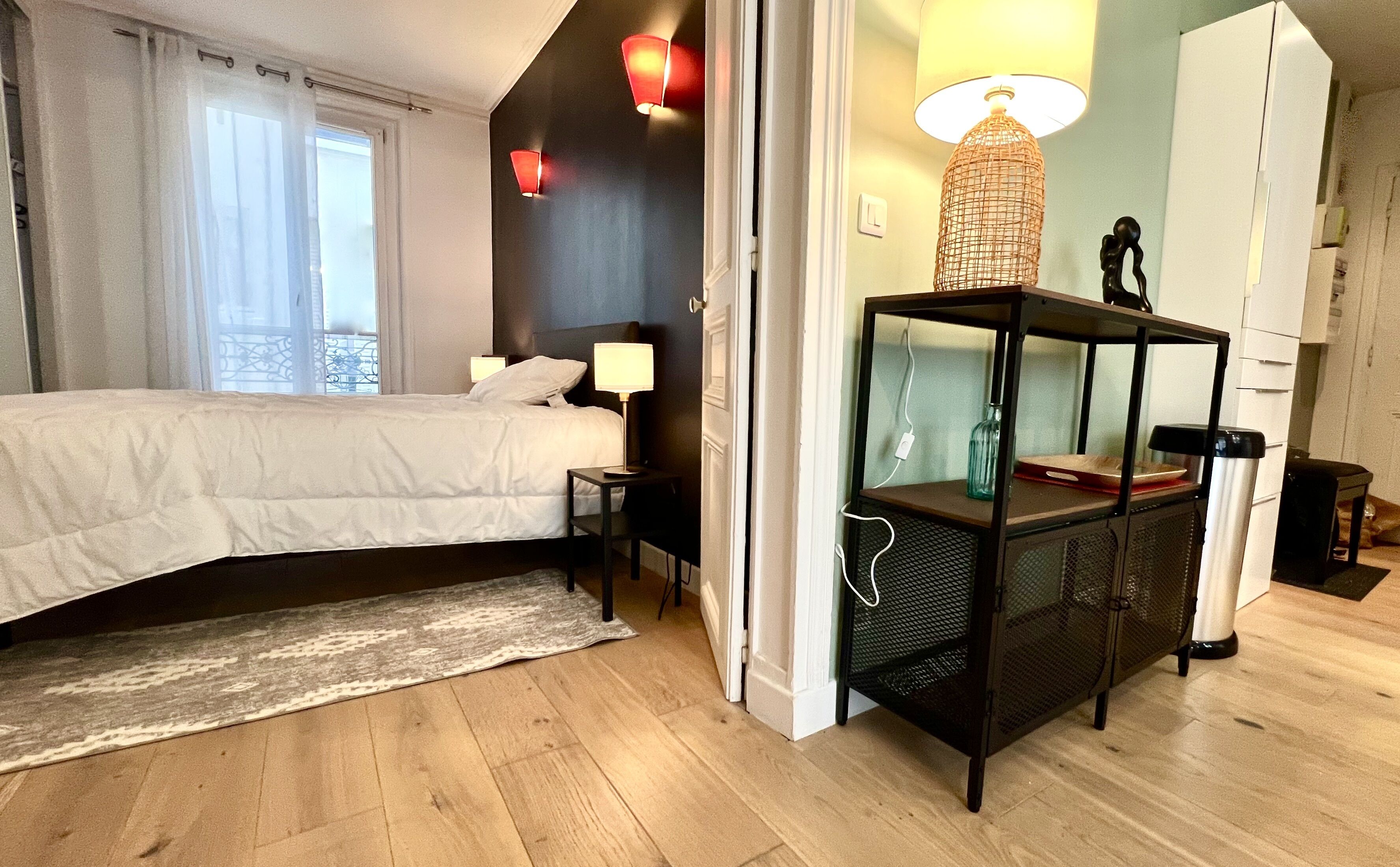 1 chambre, fer et planche à repasser, Wi-Fi, draps fournis