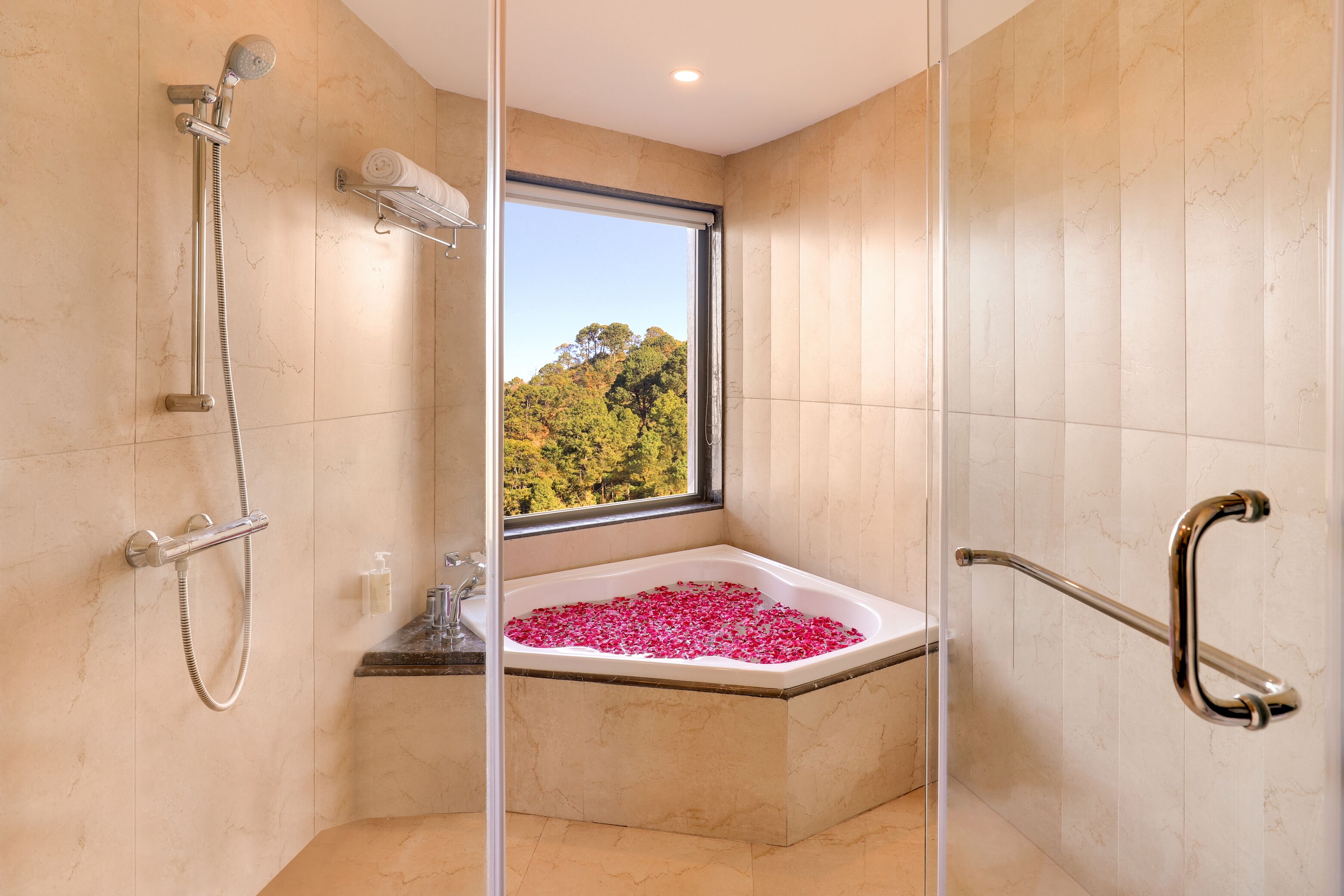 Deluxe Suite | Bathroom | Free toiletries, hair dryer, slippers, towels