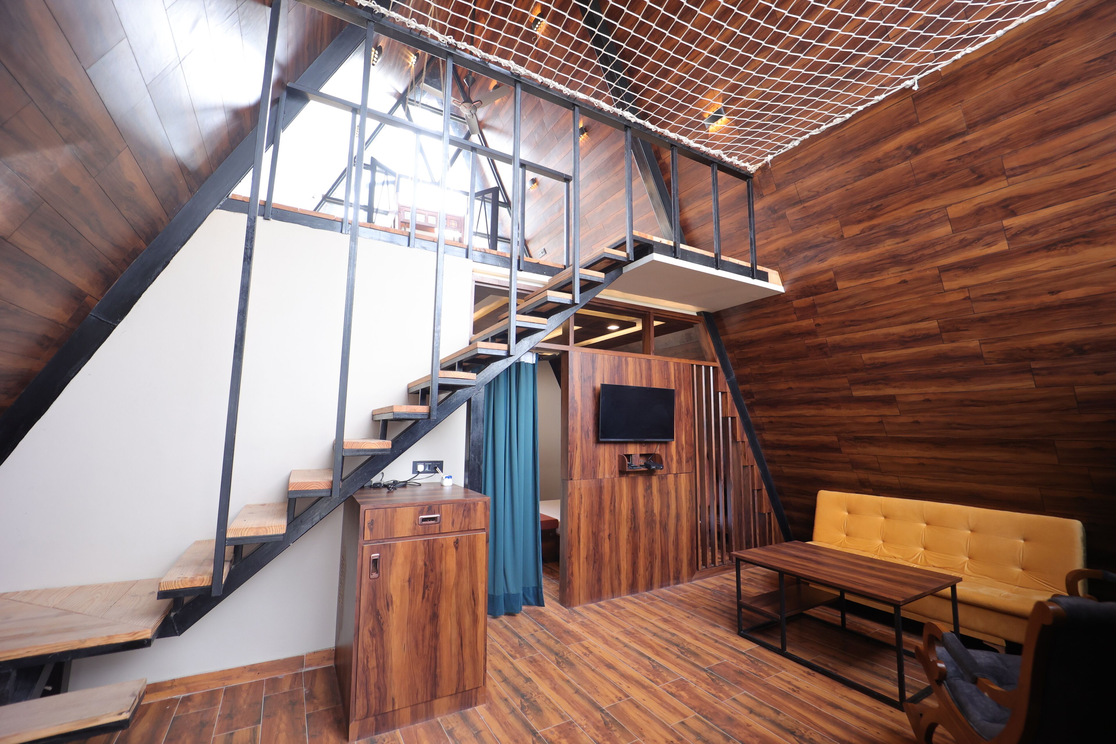 Sunshine A-Frame Cottage (Total: 4 Villas) | Living area | TV