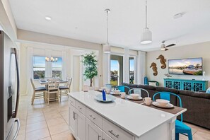 Full equipped kitchen - Fun 2BR Retreat! Theme Room, Lake View near Disney (Kissimmee)