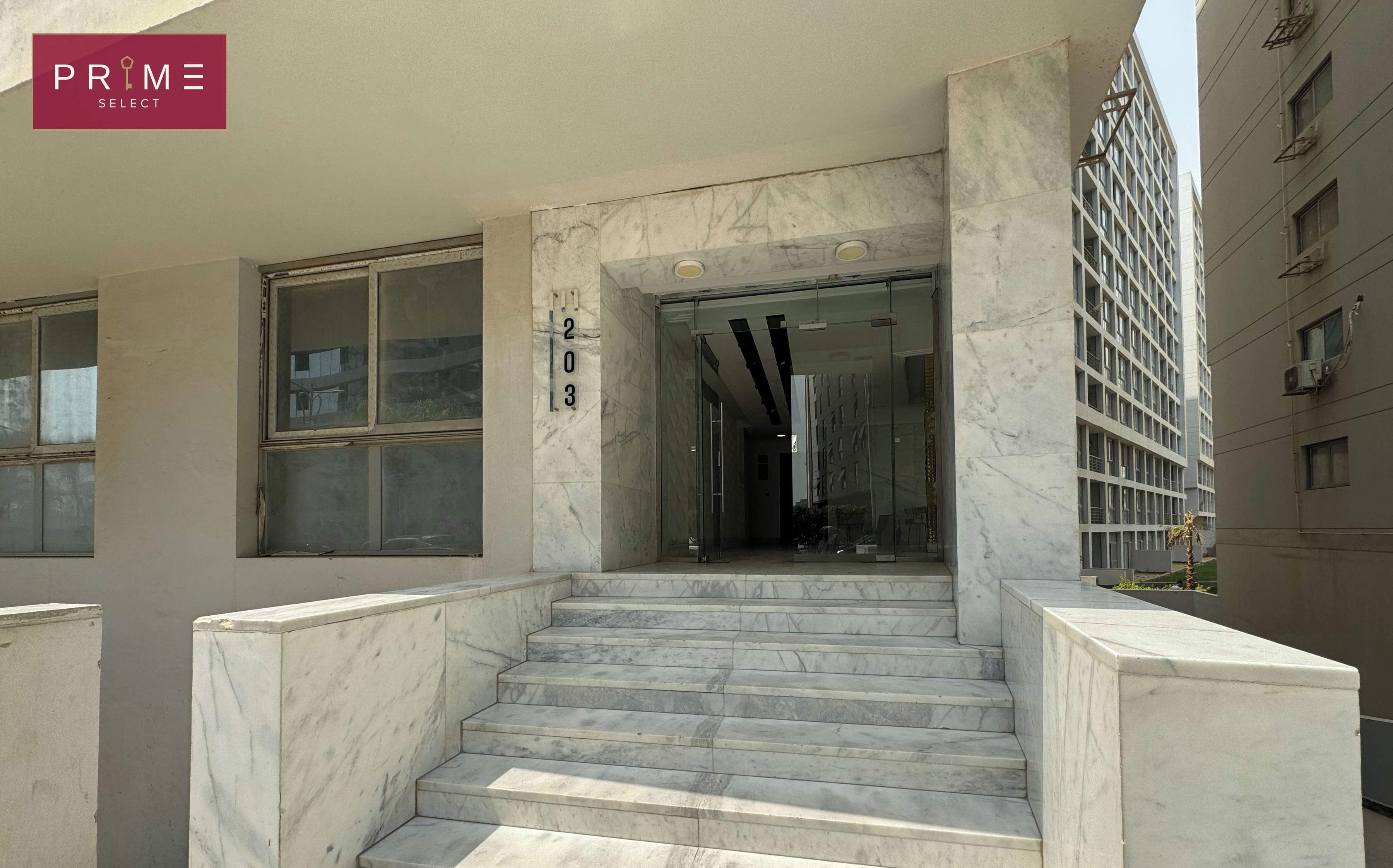 Voorkant van accommodatie