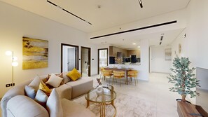 Apartment, 2 Bedrooms, Pool Access | Living area