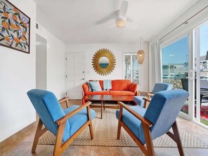 Smart-tv en een kantoor