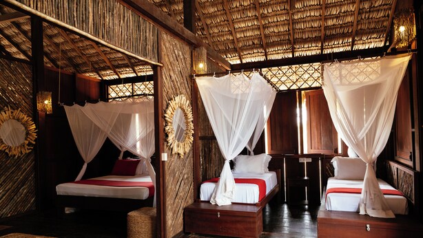 Familiehytte | Safe på rommet, skrivebord, wi-fi (inkludert) og individuelt dekorert