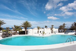 Pool - Villa Blanca 2, FKK - Lanzarote, Charco del Palo, Schönes Schwimmbad (Charco del Palo)