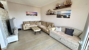 Living area - Gemini Apartment With Terrace and Sea View "8" (Utjeha-Bušat)