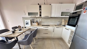 Private kitchen - Gemini Apartment With Terrace and Sea View "8" (Utjeha-Bušat)