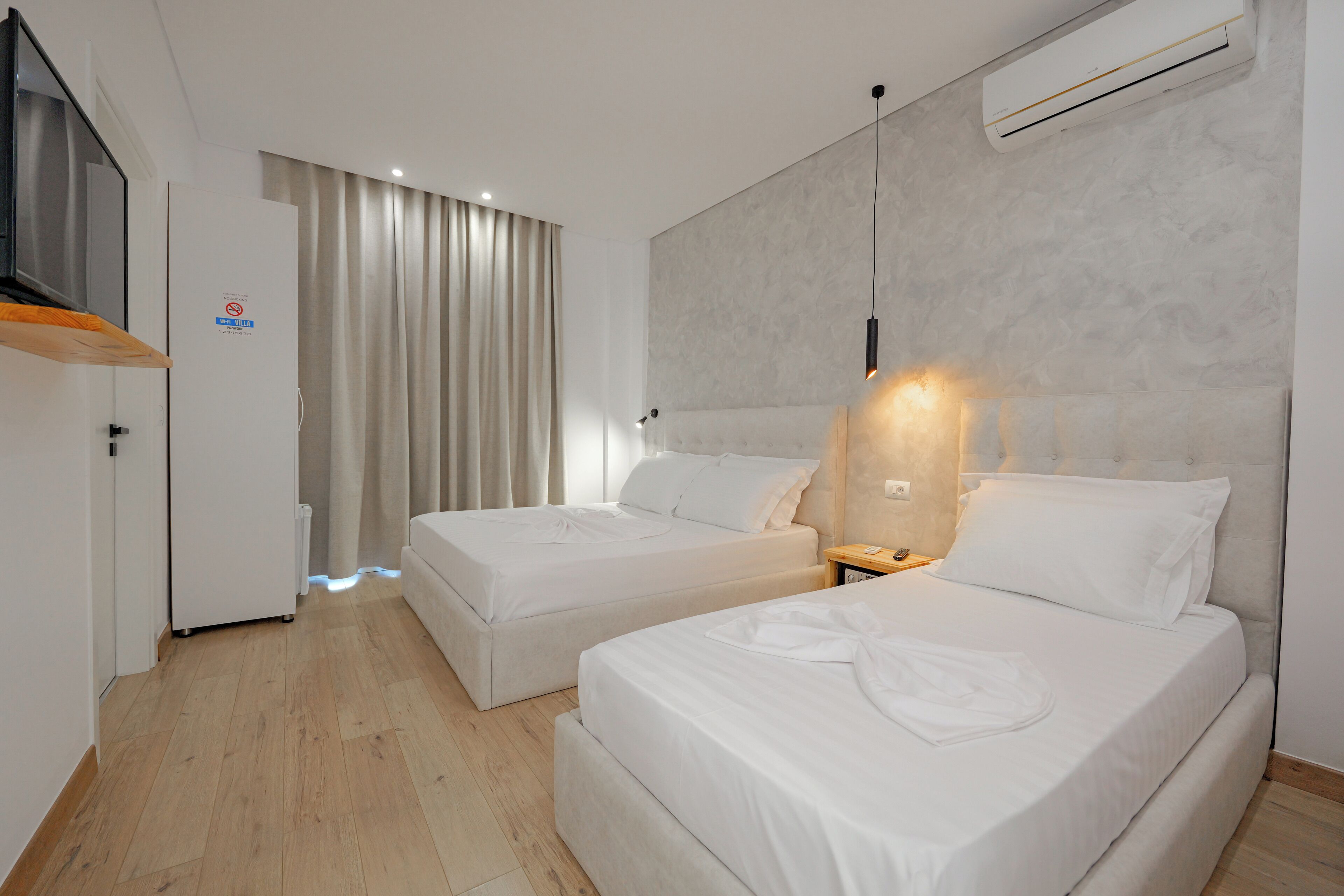 Sistema de insonorización, wifi gratis, ropa de cama