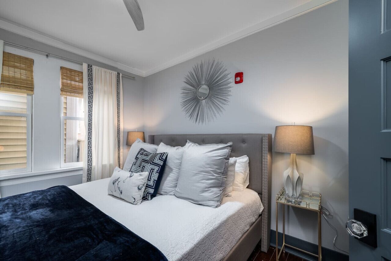 1 غرفة نوم ومكتب ومكواة/لوح كي وواي فاي